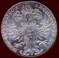 Ausztria 1780SF "M.Theresia" Thaler Ag utánveret T:1/2