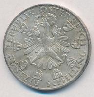 Ausztria 1959. 50Sch Ag "Tirol felszabadulásának 150. évfordulója" + 1970. 50Sch Ag "...