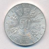 Ausztria 1964. 50Sch Ag "IX. Téli Olimpia Innsbruck" T:1-,2 Austria 1964. 50 Schilling Ag ...