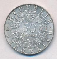 Ausztria 1965. 50Sch Ag "600 éves a Bécsi Egyetem" T:1-,2 kis patina 
Austria 1965. 50 Sc...