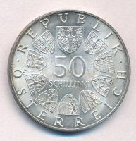 Ausztria 1969. 50Sch Ag "I. Maximilian halálának 450. évfordulója" T:1- kis patina
Austri...