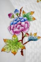 Herendi Viktória mintás "Szeged" porcelán tál, kézzel festett, jelzett, hibátlan(kis kopás...