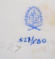 Herendi Viktória mintás "Szeged" porcelán tál, kézzel festett, jelzett, hibátlan(kis kopás...