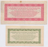 Német Harmadik Birodalom / Deutsche Wehrmacht 1944. 1M + 10M T:III-
German Third Reich / Deutsche W...