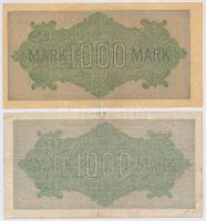 Németország / Weimari Köztársaság 1922. 1000M (2x) T:III,III-
Germany / Weimar Republic 1922. 1000 ...