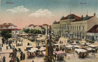 3 db régi magyar és történelmi magyar városképes lap (Vízakna-sósgyógyfürdő, Szolnok, Kaposvár) / 3 ...