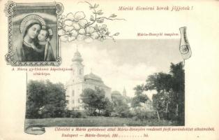 11 db régi városképes lap, Budapest és környéke (Pomáz, Máriaremete, Máriabesnyő, Budakeszi) / 11 pr...