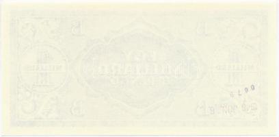 1946. 1.000.000.000BP hátoldali fázisnyomata, jó minőségű másolat (good copy) T:I-