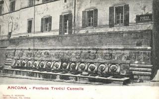 13 db régi olasz városképes lap / 13 pre-1945 Italian town-view postcards