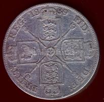 Nagy-Britannia 1889. 1Fl Ag T:3