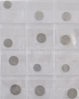 101db-os vegyes külföldi fémpénz tétel albumba rendezve, benne csehszlovák és szlovák darabokkal T:v...