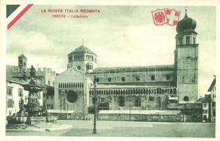 Trento (Südtirol), Cattedrale / cathedral. La Nuova Italia Redenta (EK)