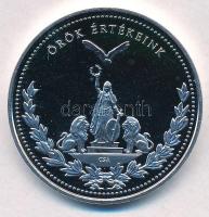 DN "Örök értékeink / Himnusz" aranyozott, ezüstözött fém emlékérem. Szign.: CSA (38,5mm) T...