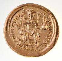 Római Birodalom / Honorius 395-423. "1988" jelzésű aranyozott Solidus replika T:1-
Roman ...