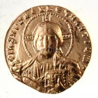 Bizánci Birodalom 1988 jelzésű aranyozott Solidus replika T:1- Byzantine Empire 1988 marked gold plated Solidus replica C:AU