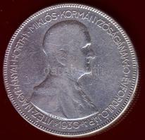 1930. 5P Ag "Horthy jobbra" T:3
