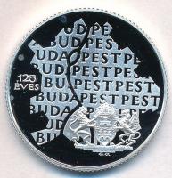 1998. 750Ft Ag Budapest 125 éves műanyag tokban, tanúsítvánnyal T:PP  Adamo EM149
