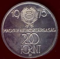 1975. 200Ft Ag "Felszabadulás" T:BU