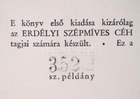 Bánffy Miklós: Emlékeimből. Kolozsvár, 1932, Erdélyi Szépmíves Céh. Kiadói egészvászon-kötés, kissé ...