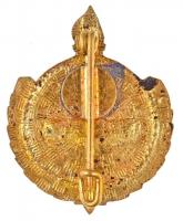 DN Szabadkőműves(?) aranyozott fém jelvény (30mm) T:2