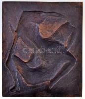 Reményi József (1877-1977) DN Erotikus Br plakett (298g/124x145mm) T:2 / 
Hungary ND Erotic Br plaq...