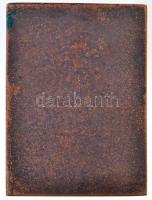 Solymári Valkó László (1909-1984) 1954. "Esze Tamás" Br plakett (215g/64x87mm) T:2 sarokná...