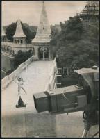 Balettművészek tétele, 3 db vinatge fotó + 1 db mai nagyítás vintage negatívról, 18x24 cm és 13x18 c...