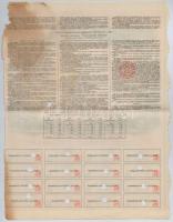 Franciaország / Párizs 1930. "Chargeurs Réunis" kölcsönkötvény 1000Fr-ről  (6x) közte sors...