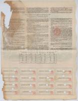 Franciaország / Párizs 1930. "Chargeurs Réunis" kölcsönkötvény 1000Fr-ről  (6x) közte sors...