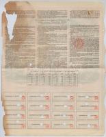 Franciaország / Párizs 1930. "Chargeurs Réunis" kölcsönkötvény 1000Fr-ről  (6x) közte sors...