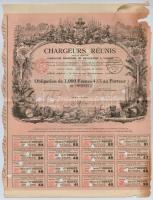 Franciaország / Párizs 1930. "Chargeurs Réunis" kölcsönkötvény 1000Fr-ről  (6x) közte sors...