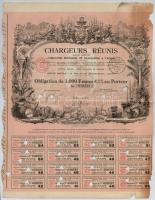Franciaország / Párizs 1930. "Chargeurs Réunis" kölcsönkötvény 1000Fr-ről  (6x) közte sors...