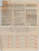 Franciaország / Párizs 1930. "Chargeurs Réunis" kölcsönkötvény 1000Fr-ről  (6x) közte sors...