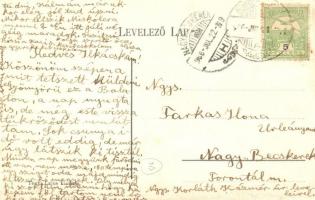 Fonyód-fürdő, Kikötő. Tényi Lajos kiadása