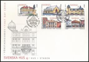 Helyi építészet sor FDC-n, Local architecture set FDC