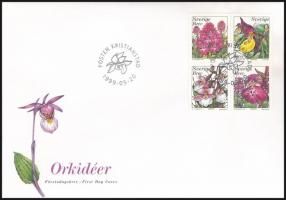 Orchidea bélyegfüzetlap FDC-n, Orchids stamp-booklet sheet FDC