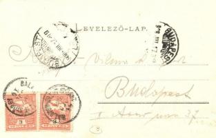 Keszthely, Petróleum vitorlás a Balatonon. Mérei Ignác kiadása (EK)