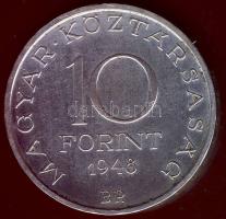 1948. 10Ft Ag "Széchenyi" T:2 ph.