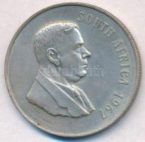 Dél-Afrika 1967. 1R Ag "Dr. Verwoerd halálának első évfordulója" T:2 South Africa 1967. 1 ...