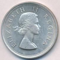 Dél-Afrika 1953. 5Sh Ag "II. Erzsébet" T:2 
South Africa 1953. 5 Shilling Ag "Elizab...