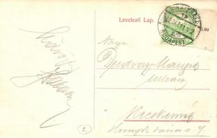 Debrecen, Pavilon gyalogsági laktanya, K.u.K. katonák az előtérben