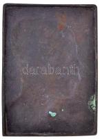 Esseő Erzsébet (1883-1954) 1915. "Aetatis Suae XVI" Br plakett (322g/107x150mm) T:2,2- /
...