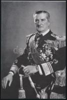 cca 1940 Horthy Miklósról készült 3 db fénykép, Fekete György (1904-1990) budapesti fényképész hagya...