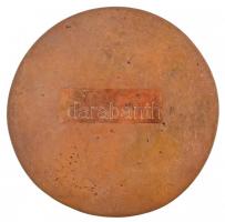 Gáti Gábor (1937-) 1975. "Dudás" Br emlékplakett (334g/93mm) T:2 / 
Hungary 1975. "P...