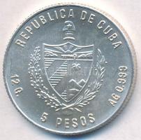 Kuba 1981. 5P Ag "Méhkolibri" T:BU 
Cuba 1981. 5 Pesetas Ag "Bee Hummingbird" C...