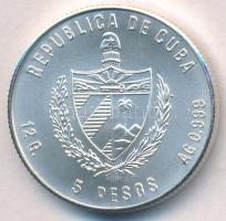 Kuba 1981. 5P Ag "Óriás kajmánhal" T:BU 
Cuba 1981. 5 Pesetas Ag "Giant Garfish&quot...