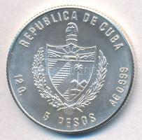 Kuba 1982. 5P Ag "Citrusgyümölcs" T:BU 
Cuba 1982. 5 Pesetas Ag "Citrus fruit" ...