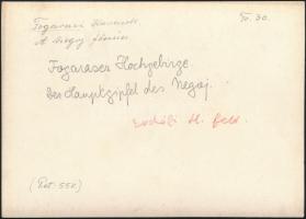 cca 1910 Fogarasi-havasok, Erdélyi Mór felvétele, hátulján feliratozva, 11,5×16 cm /

cca 1910 Mun...