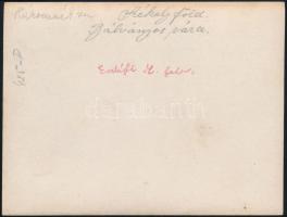 cca 1910 Székelyföld, Bálványos vára, Erdélyi Mór felvétele, hátulján feliratozva, 11,5×16 cm /

c...