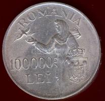 Románia 1946. 100.000L Ag T:2/3